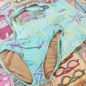 Lilly Pulitzer 2 pieces swimming suit size 12